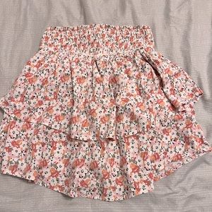 Hollister floral skirt!